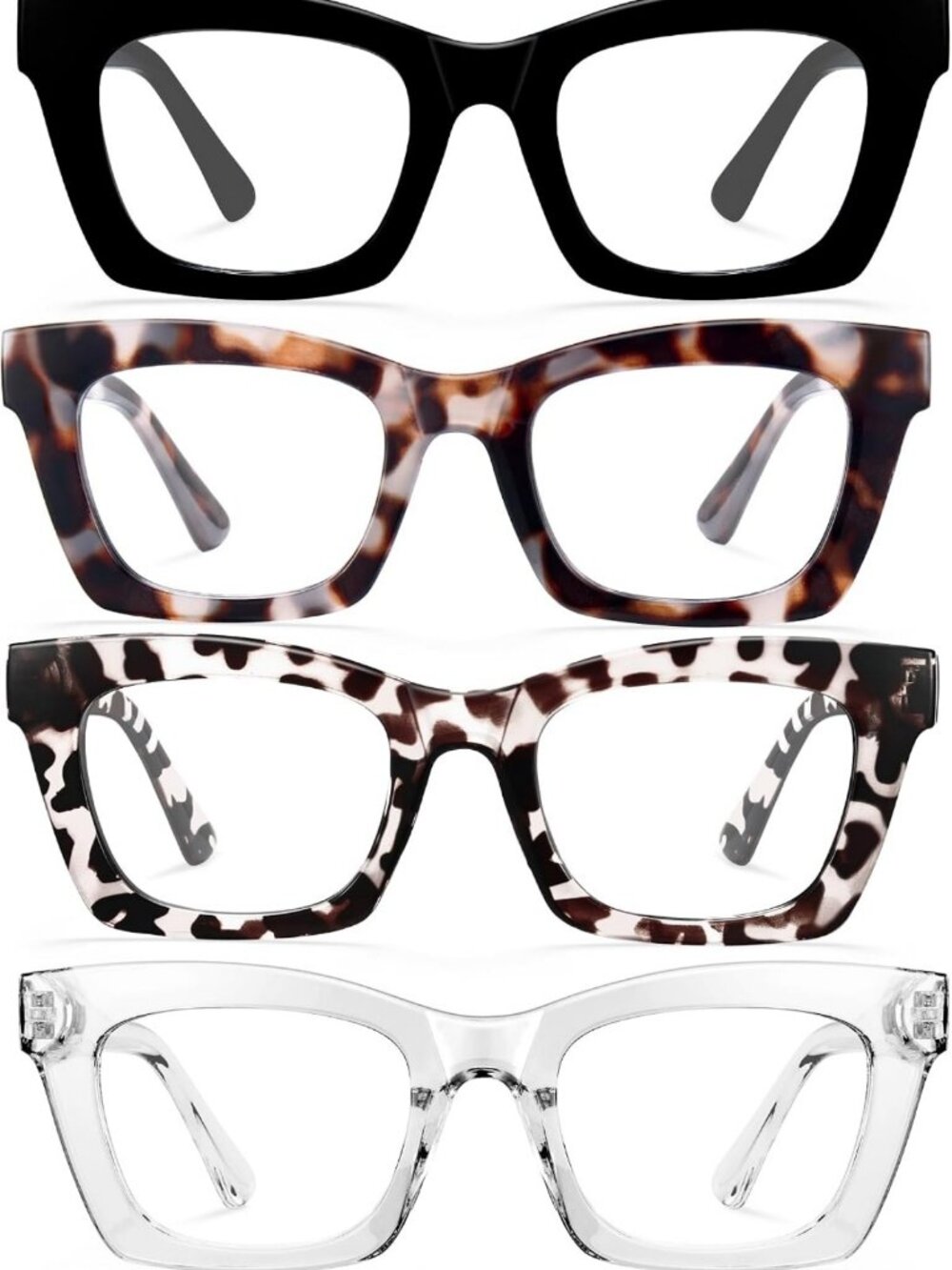Chic Women's Reading Glasses, Blue Light Blocking Eyewear, Trendy Cheaters